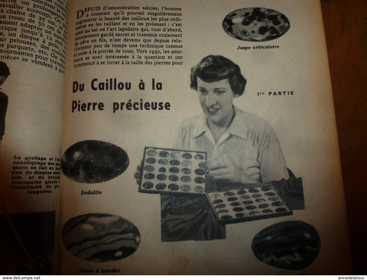 1953 MÉCANIQUE POPULAIRE: Faire Fausse-vraie Pierre Précieuse;Faire Un Bon Appât Pour Pêcher;Comment Monter à Cheval;etc - Andere & Zonder Classificatie