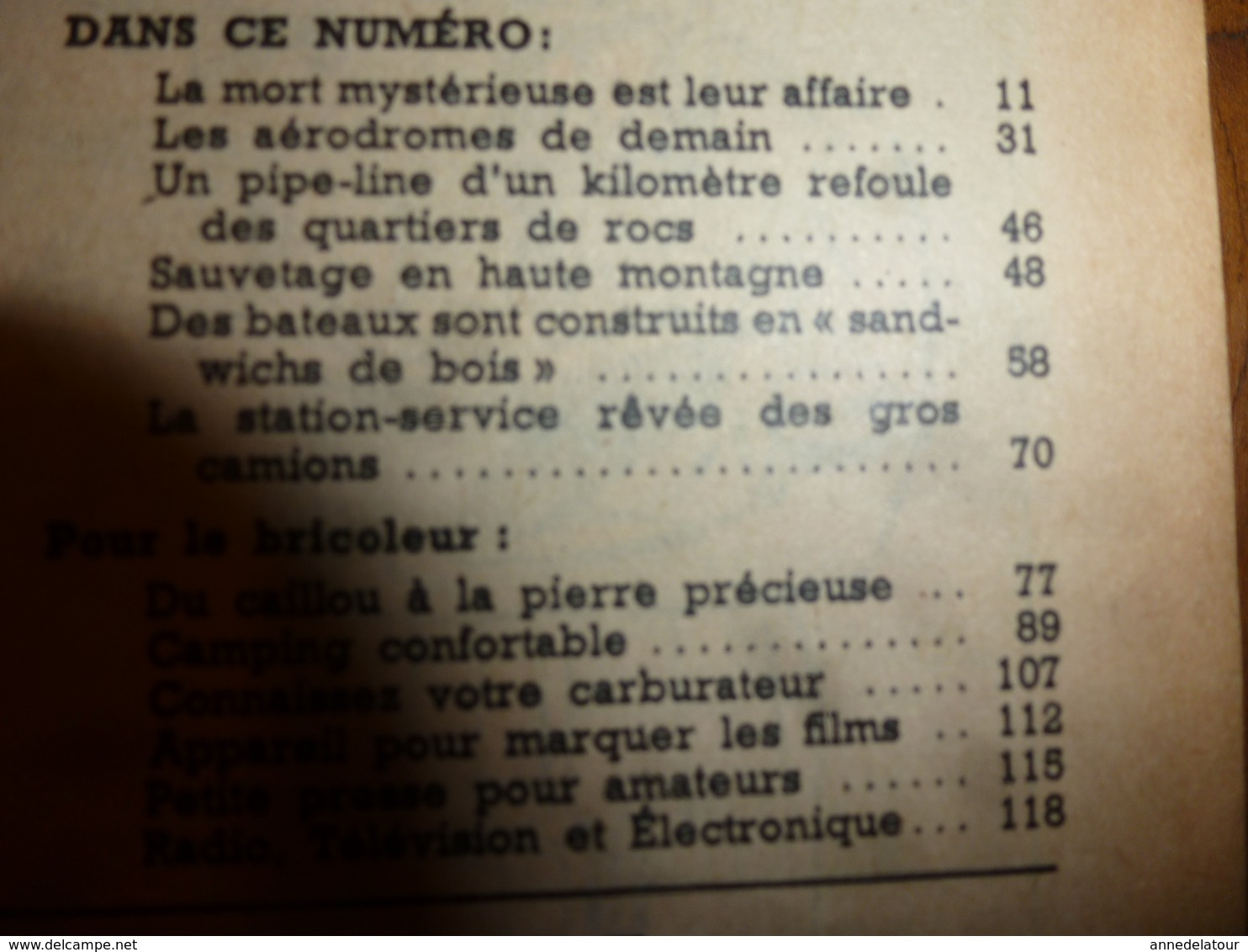 1953 MÉCANIQUE POPULAIRE: Faire Fausse-vraie Pierre Précieuse;Faire Un Bon Appât Pour Pêcher;Comment Monter à Cheval;etc - Sonstige & Ohne Zuordnung