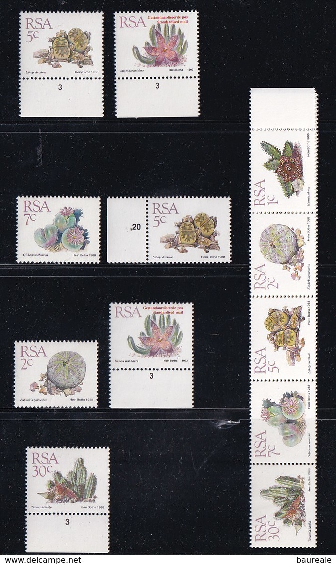 Afrique Du Sud - RSA - 1988 - Série FLORE 17 Timbres Timbres Neufs ** - MNH - Fleurs, Plantes - Neufs