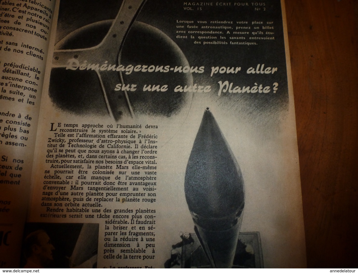 1953 MÉCANIQUE POPULAIRE: Se Préparer Pour Autre Planète;Pêche à L'arc; Truites Par Millions; Découpage Des Toles; Etc - Other & Unclassified