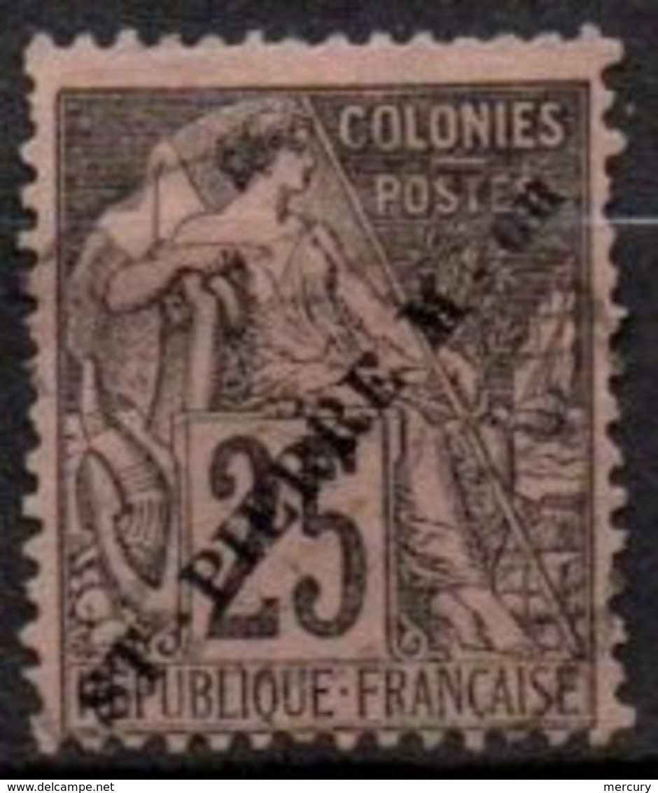 SPM - 25 C. De 1891 Oblitéré - Usados