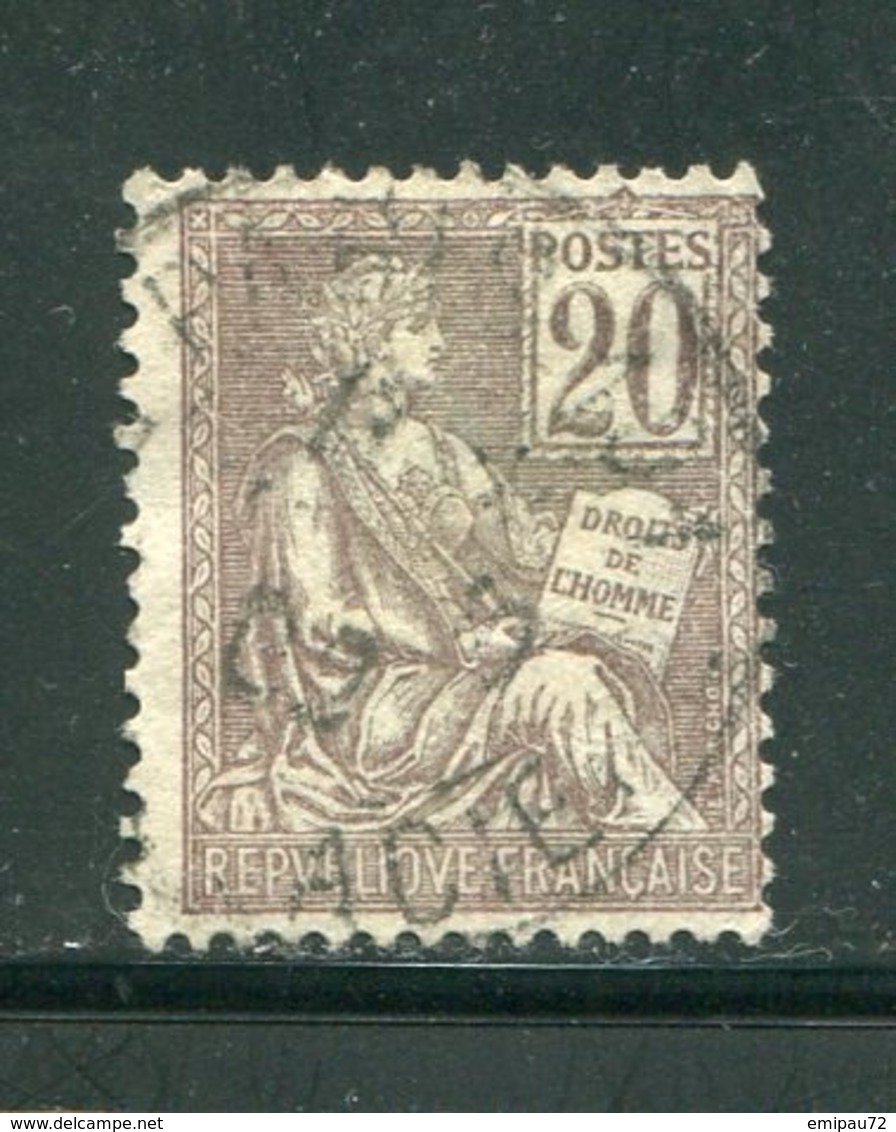 FRANCE- Y&T N°113- Oblitéré - 1900-02 Mouchon