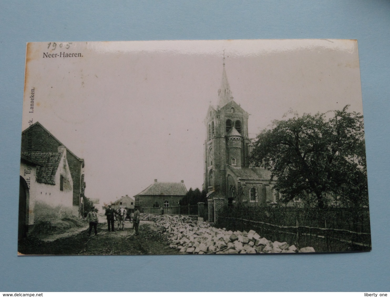 NEER-HAEREN Aanleg Kerkstraat 1920-25 ( REPRO - COPY Van Postkaart Of Foto / Details Zie Foto ) ! - Lanaken