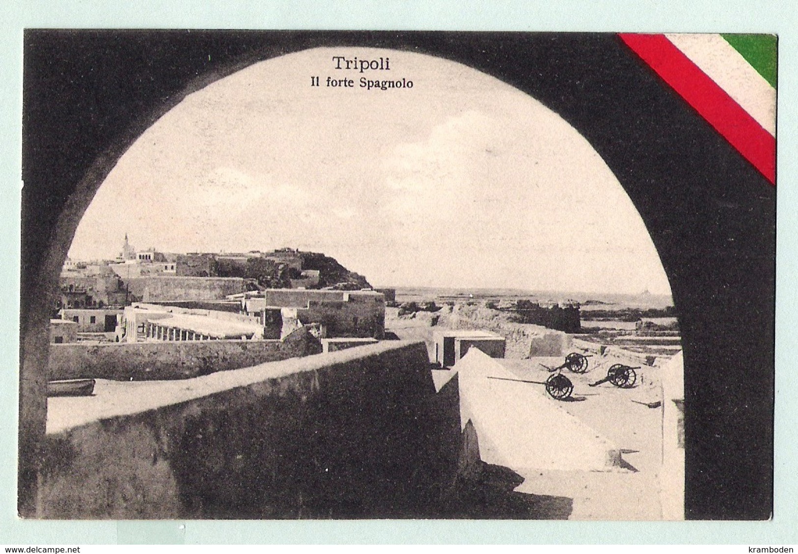 Tripoli Il Forte Spagnolo Afrika Kolonie Italien - Andere Kriege
