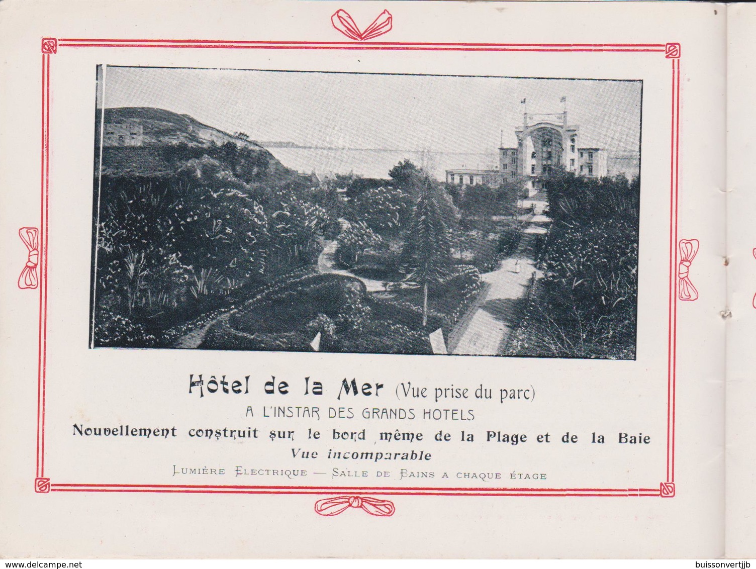 29 - Morgat - Gd Hôtel Et Hôtel De La Mer - Petite Brochure Publicitaire- - Cuadernillos Turísticos