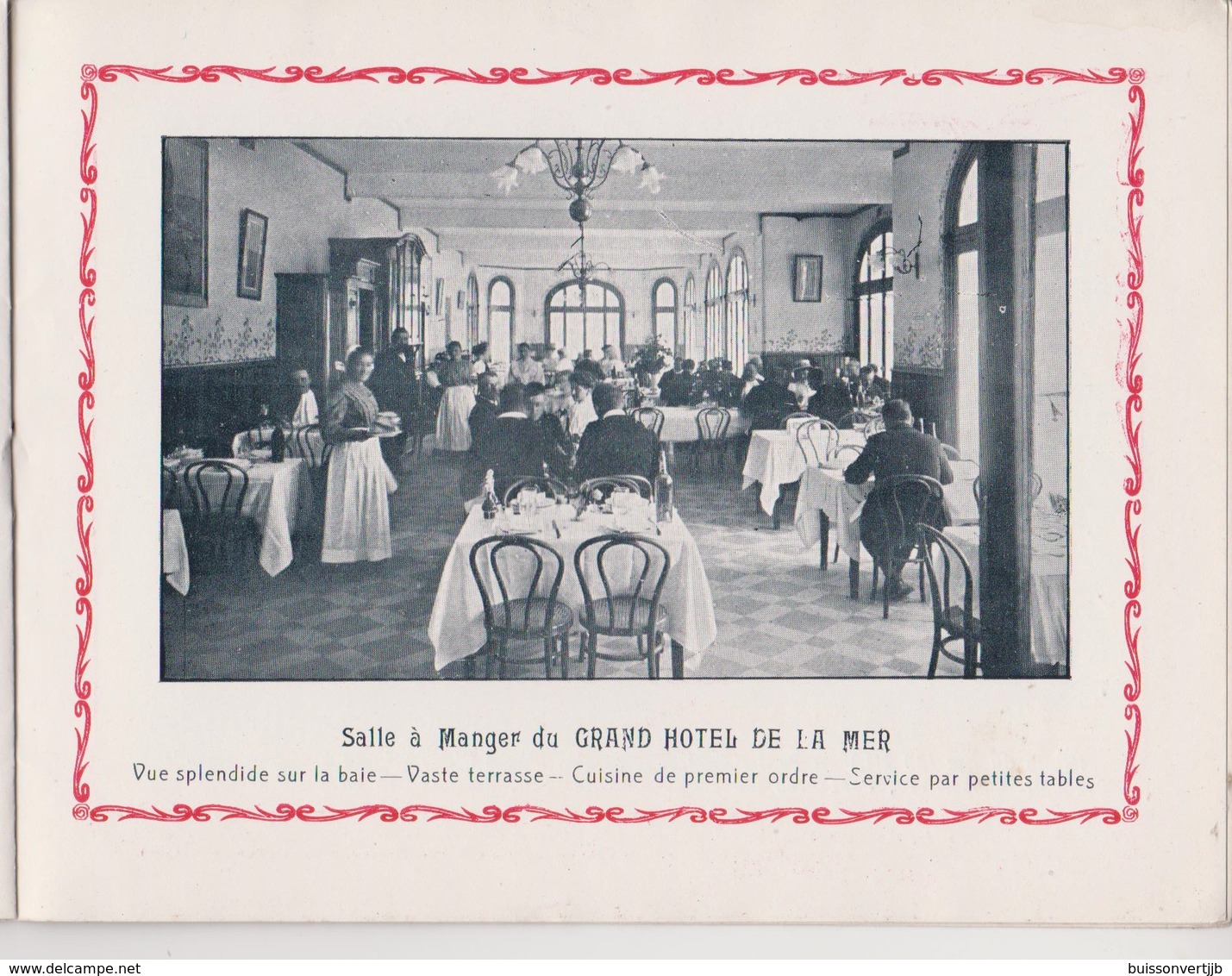 29 - Morgat - Gd Hôtel et Hôtel de la Mer - Petite brochure publicitaire-