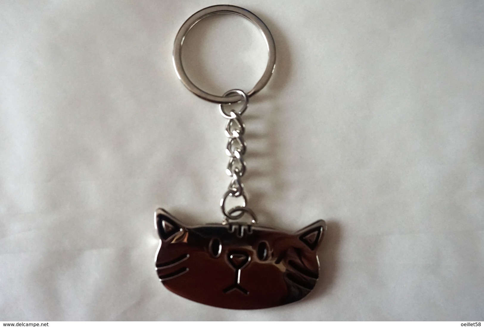 Porte Clé "TETE DE CHAT" - Porte-clefs