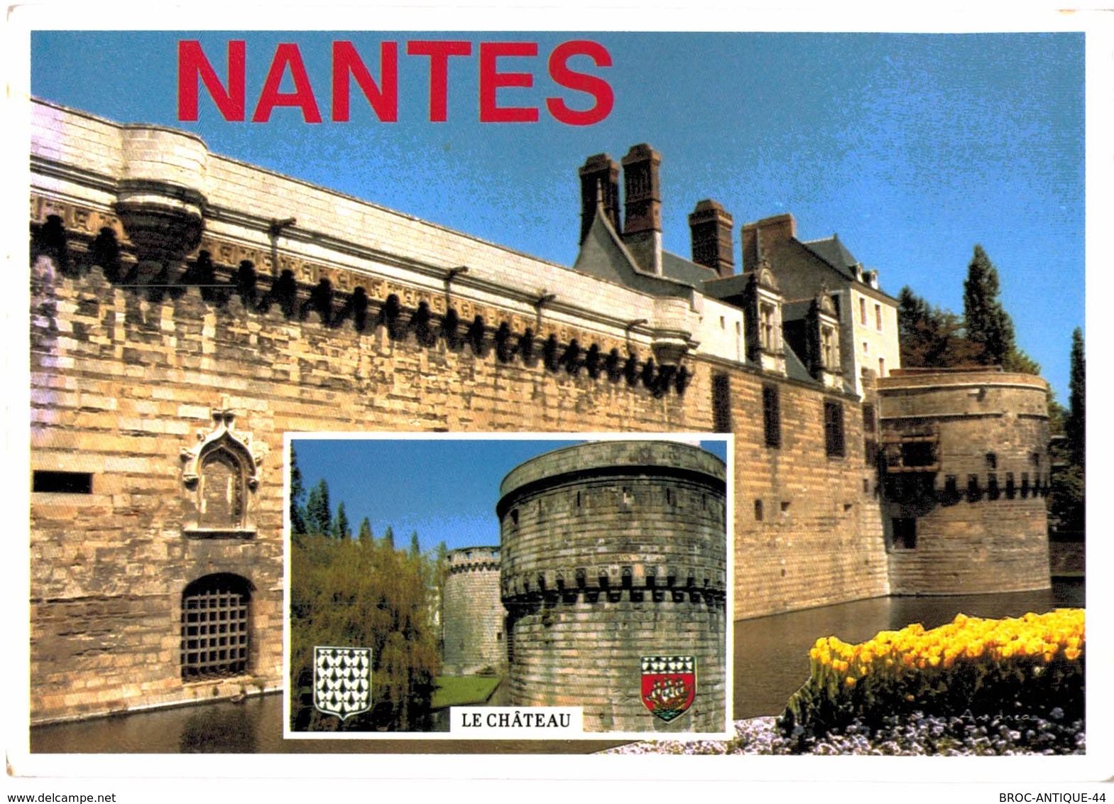 LOT N°577 - LOT DE + 80 CARTES DU CHATEAU DES DUCS DE BRETAGNE ET D' ANNE DE BRETAGNE