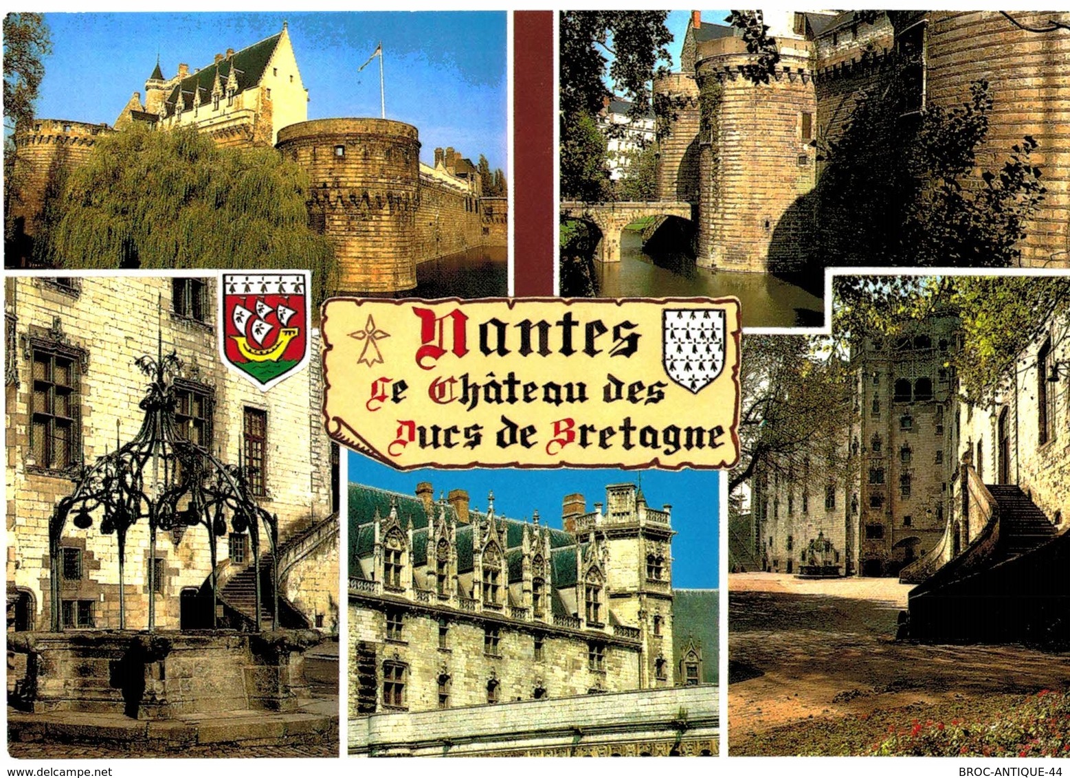 LOT N°577 - LOT DE + 80 CARTES DU CHATEAU DES DUCS DE BRETAGNE ET D' ANNE DE BRETAGNE