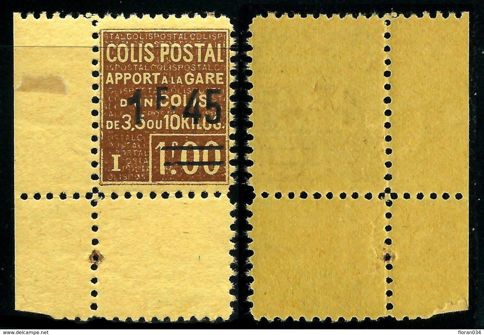 France Colis-Postaux N° 88A Neuf **  Coin De Feuille - Superbe Qualité - Neufs