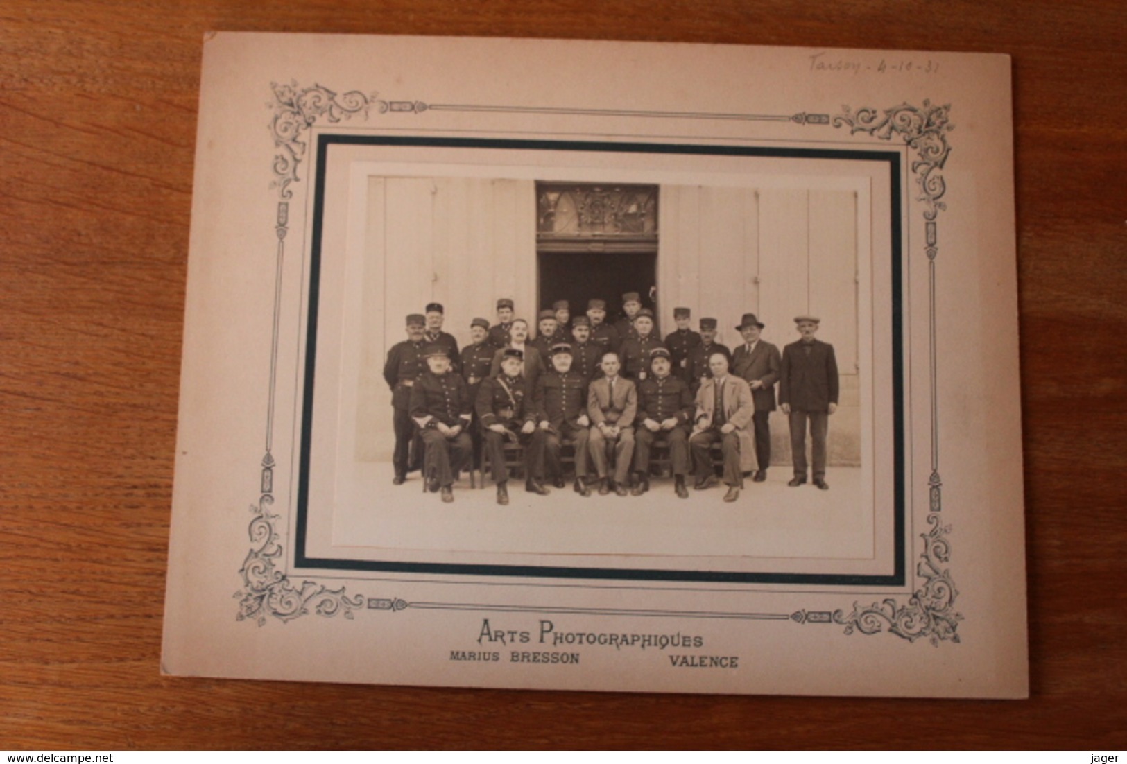 Photo Sapeurs Pompiers  Par Marius Bresson à Valence - Guerre, Militaire