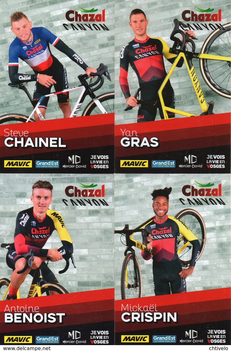 Cyclisme, 4 Cartes Chazal Canyon 2018 - Cyclisme