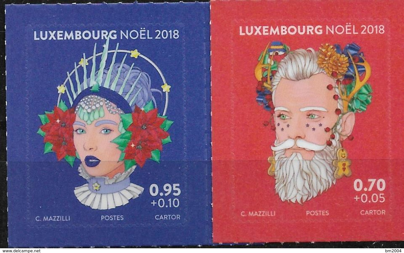 2018 Luxemburg Mi. **MNH    Weihnachten - Nuevos