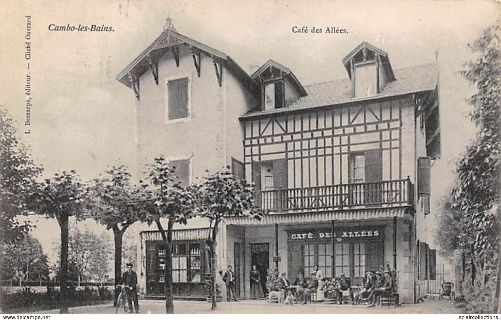 Cambo Les Bains        64         Café Des Allées       (voir Scan) - Cambo-les-Bains