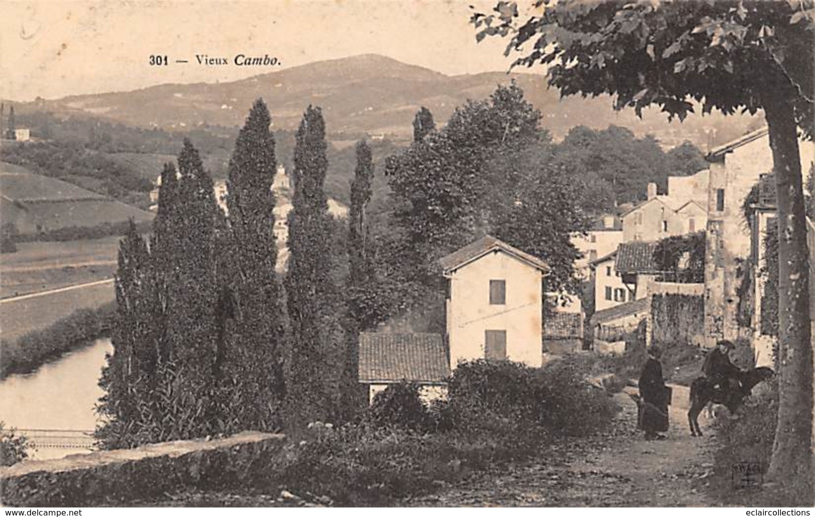 Cambo Les Bains      64        Vue Du Vieux  Combo         (voir Scan) - Cambo-les-Bains