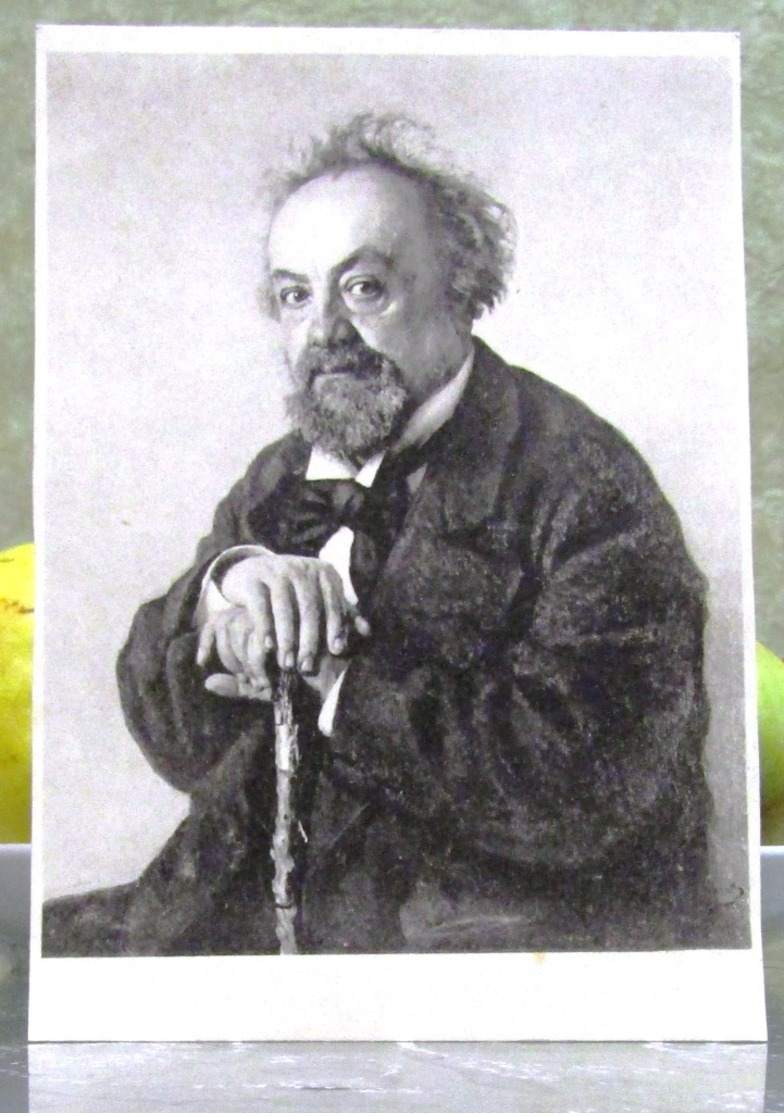 Portrait Of Russian Writer Pisemsky Artist Repin 1880 USSR Russian Art Postcard - Paintings