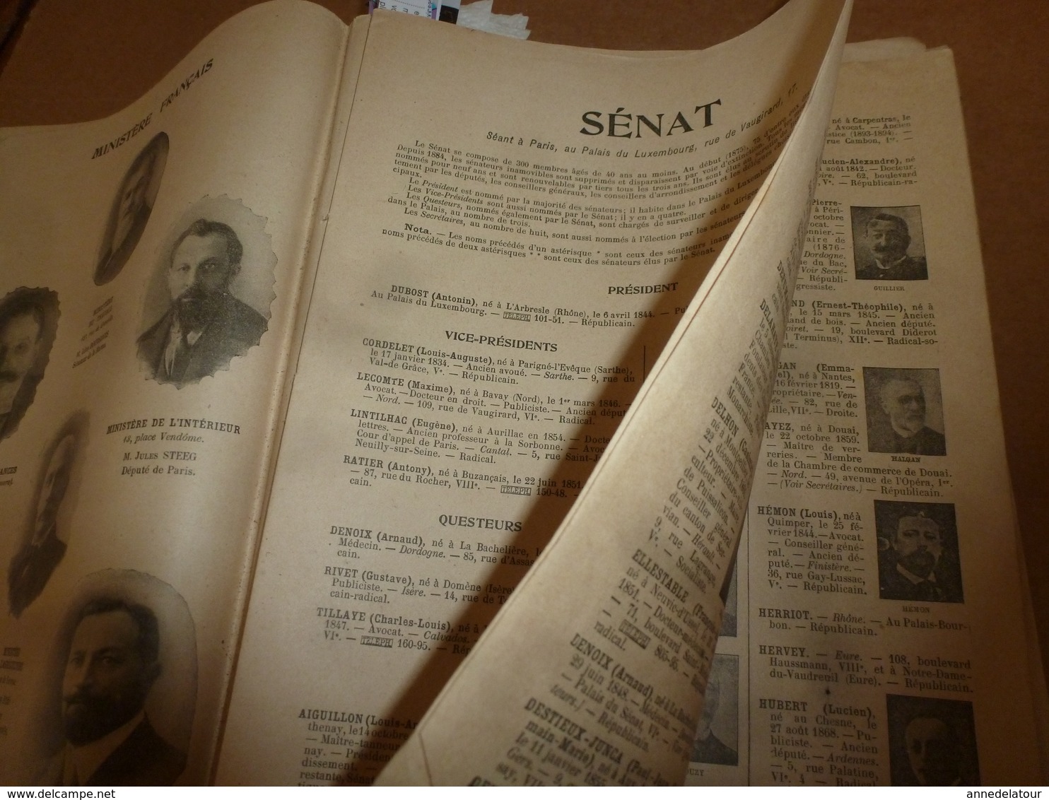 1913 Almanach Vermot :TITANIC ;Le tableau DIABOLIQUE ; ROI du SIAM à BANGKOK;Révolution de la CHINE;Avenir Arctique;etc