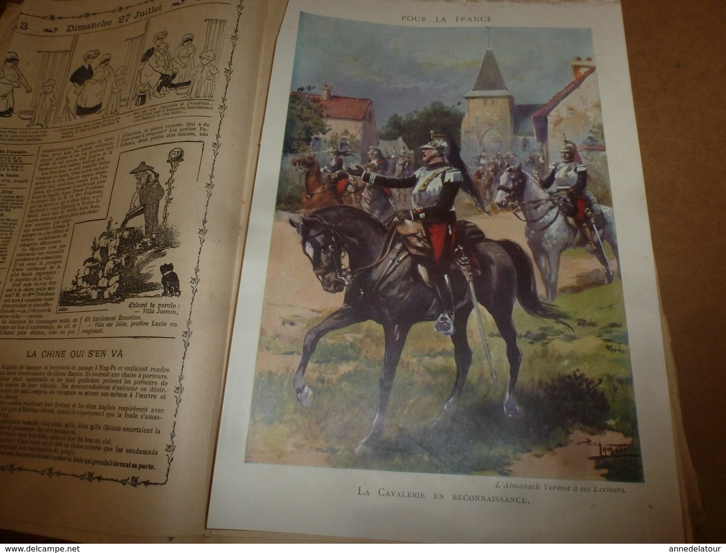 1913 Almanach Vermot :TITANIC ;Le tableau DIABOLIQUE ; ROI du SIAM à BANGKOK;Révolution de la CHINE;Avenir Arctique;etc