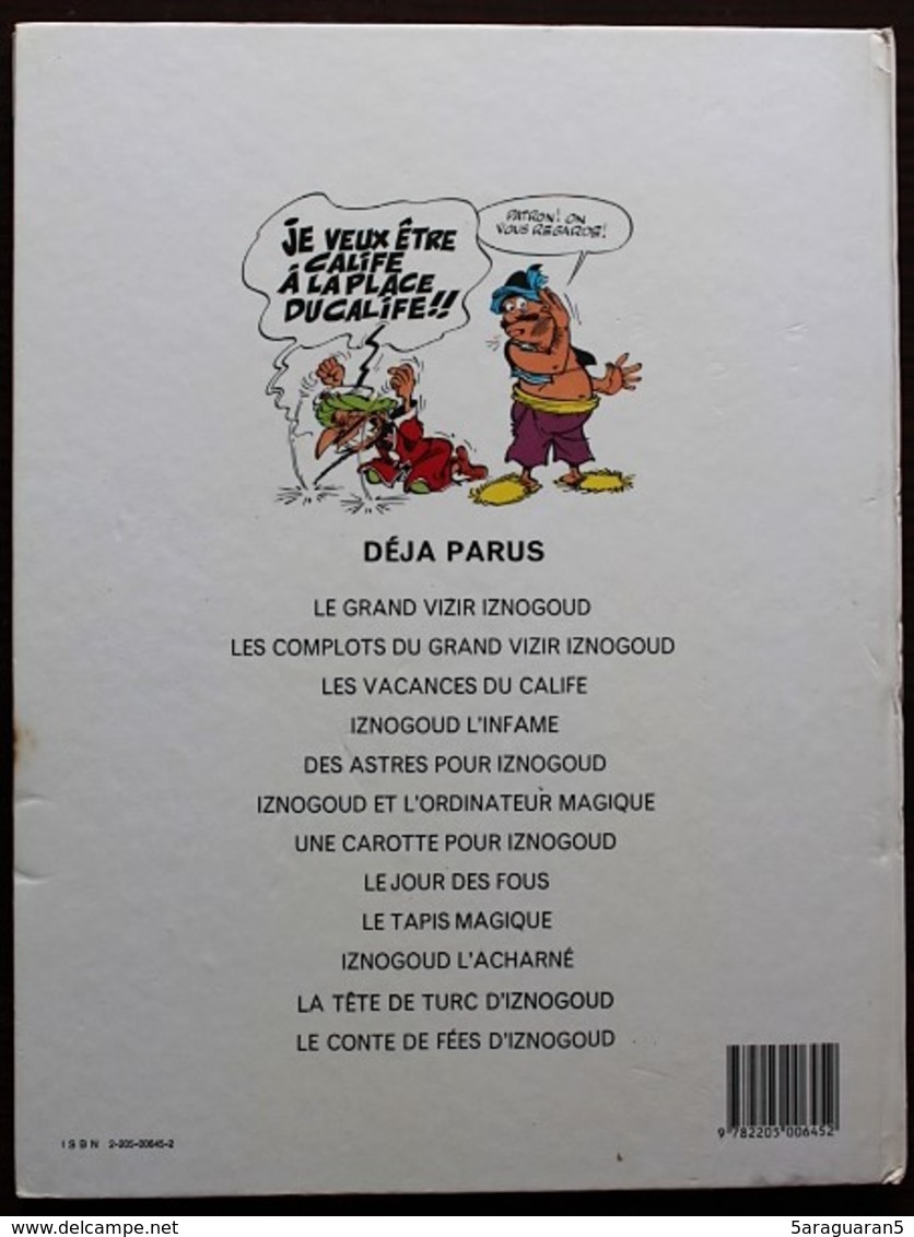 BD IZNOGOUD - 8 - Le Jour Des Fous - Rééd. 1986 - Iznogoud