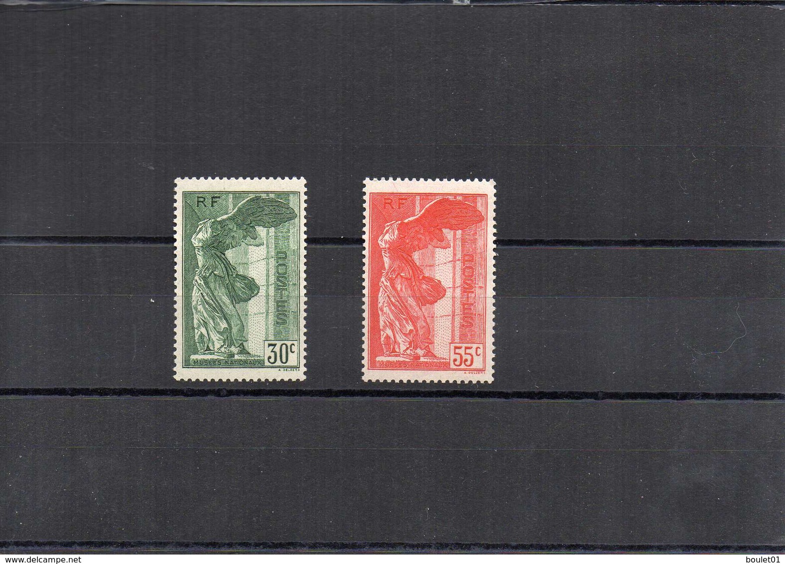 Paire De Samothrace N° 354 Et 355 Neuve Avec Charnière ( 2 Scans) - Neufs