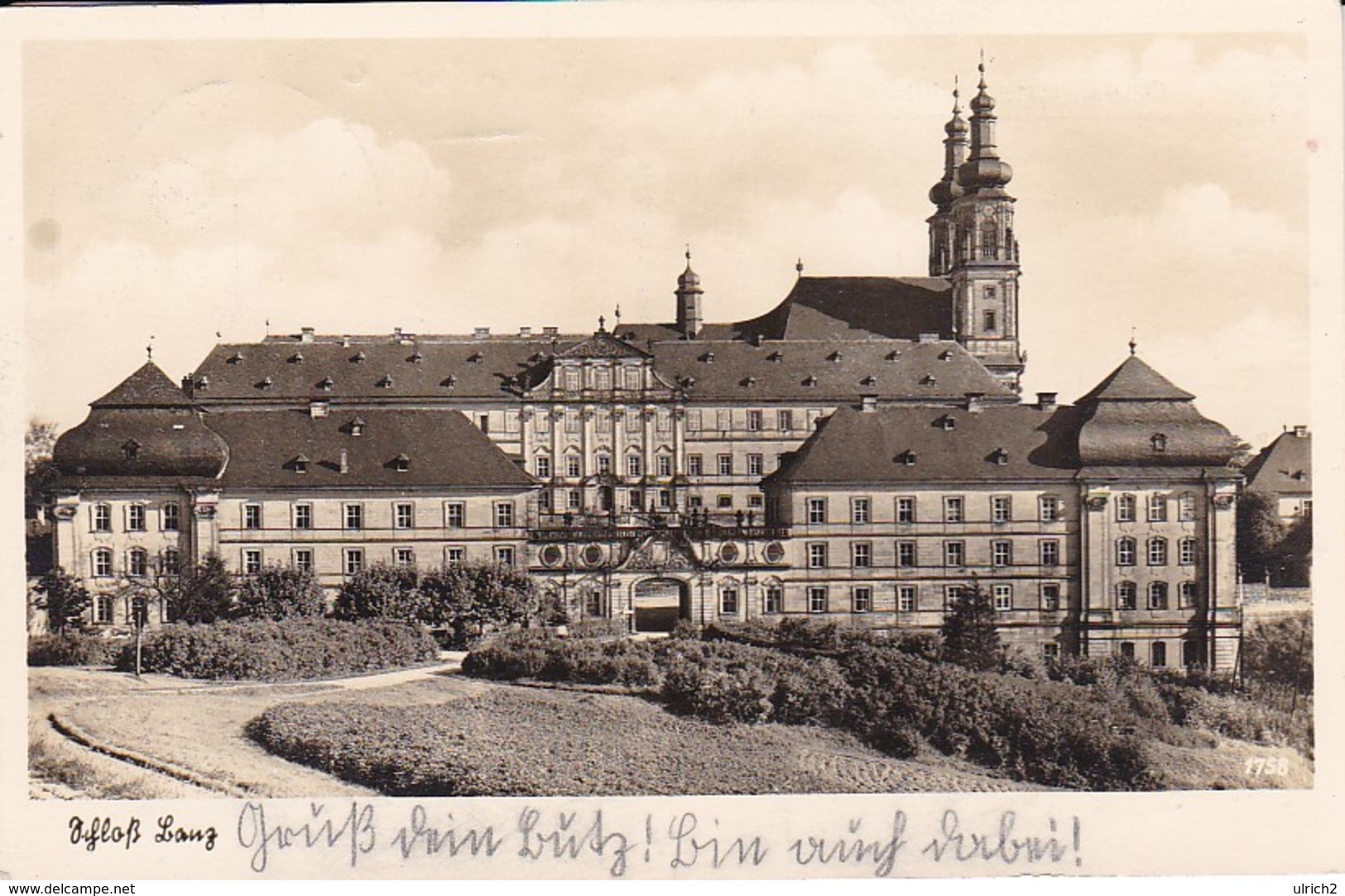 AK Schloß Lanz - Feldpost 1941 (38272) - Lenzen