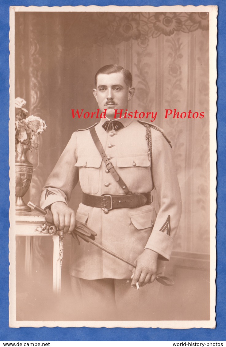 CPA Photo - Portrait Studio D'un Militaire Du 6e Régiment Du Génie - Voir Uniforme - Other & Unclassified