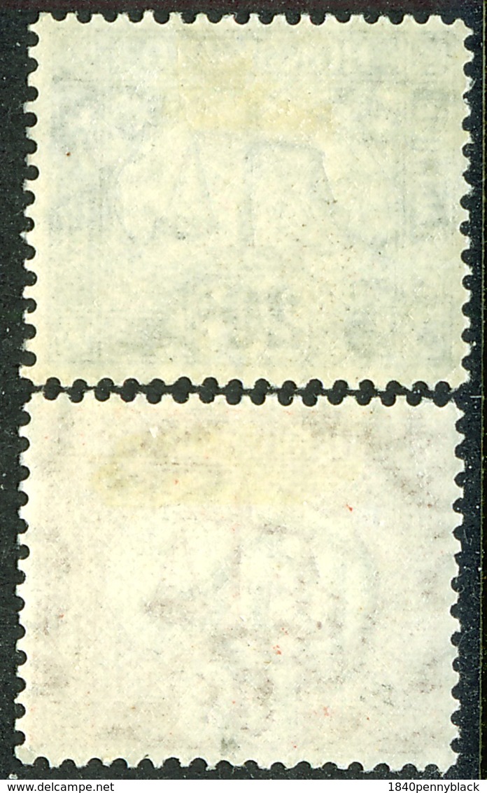 HONG KONG 1946 Dues SG D9 & D11 Lightly Mounted Mint - Timbres-taxe