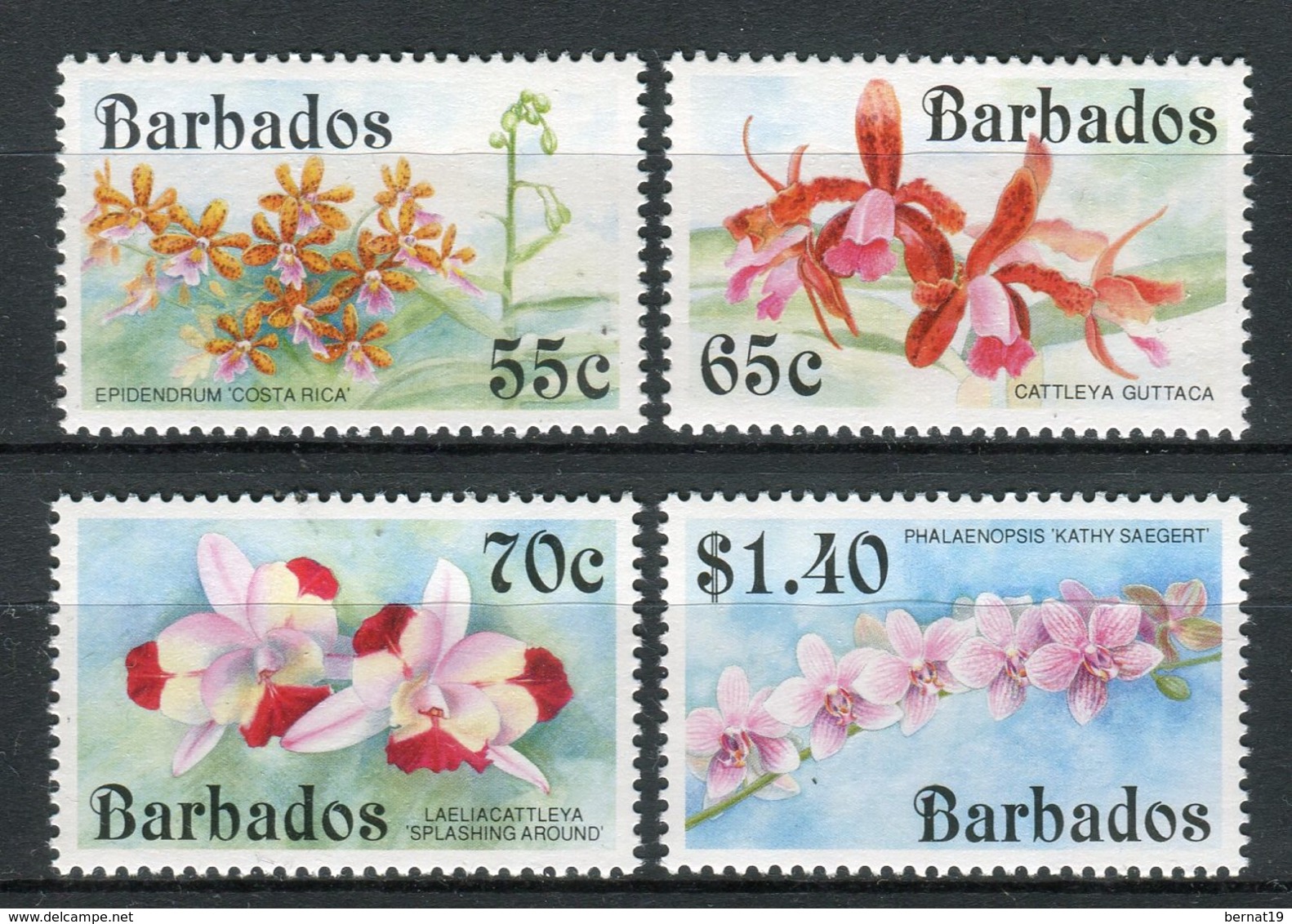 Barbados 1992. Yvert 840-43 ** MNH. - Barbados (1966-...)