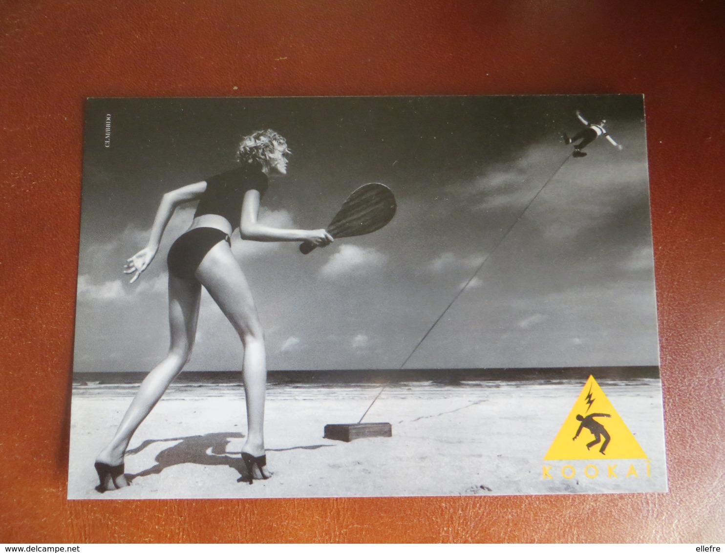 CPM PUBLICITAIRE KOOKAI - Pin Up Plage Beach Voley - Moda