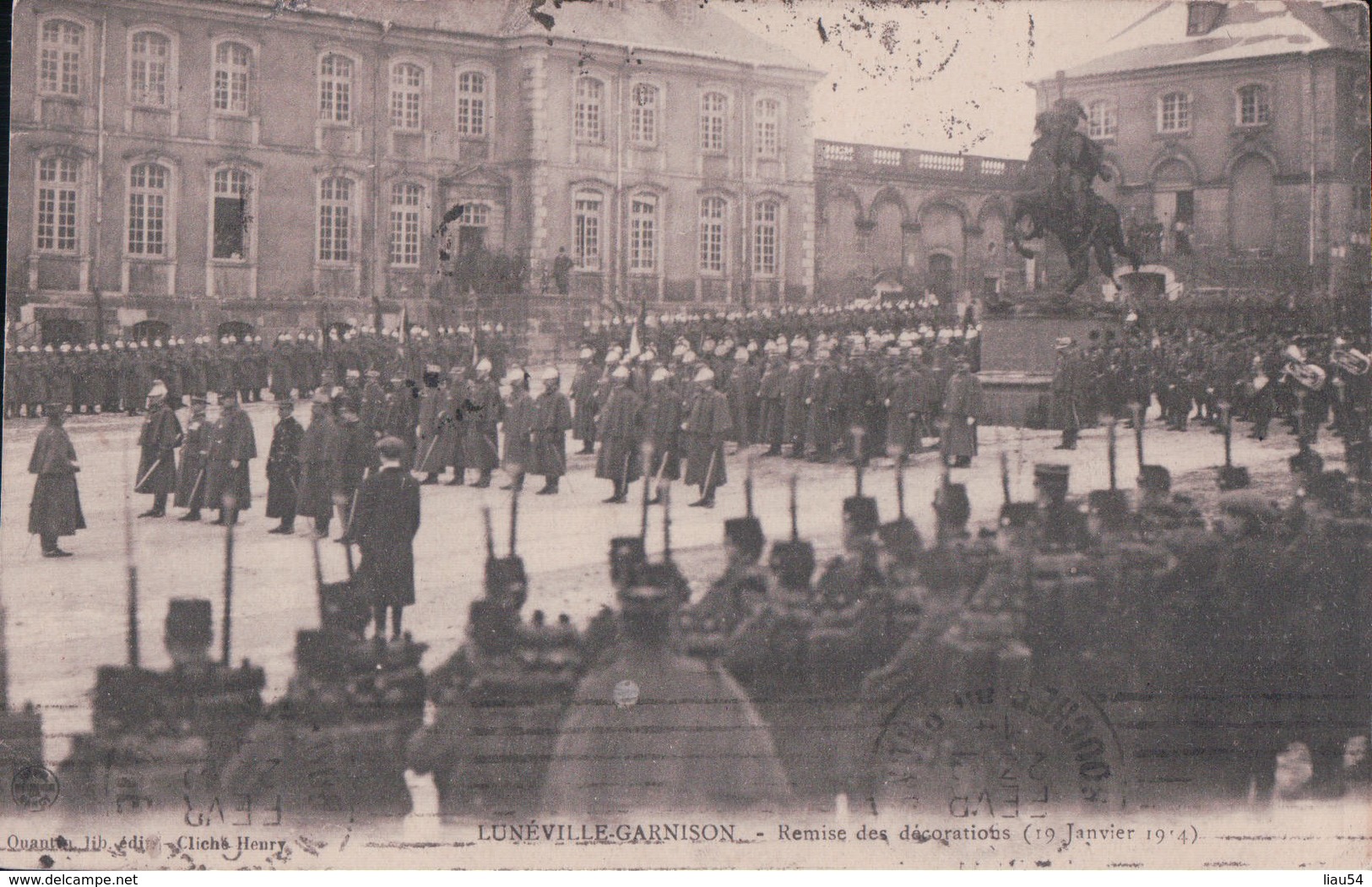 LUNEVILLE-GARNISON Remise Des Décorations (19 Janvier 1914) - Luneville