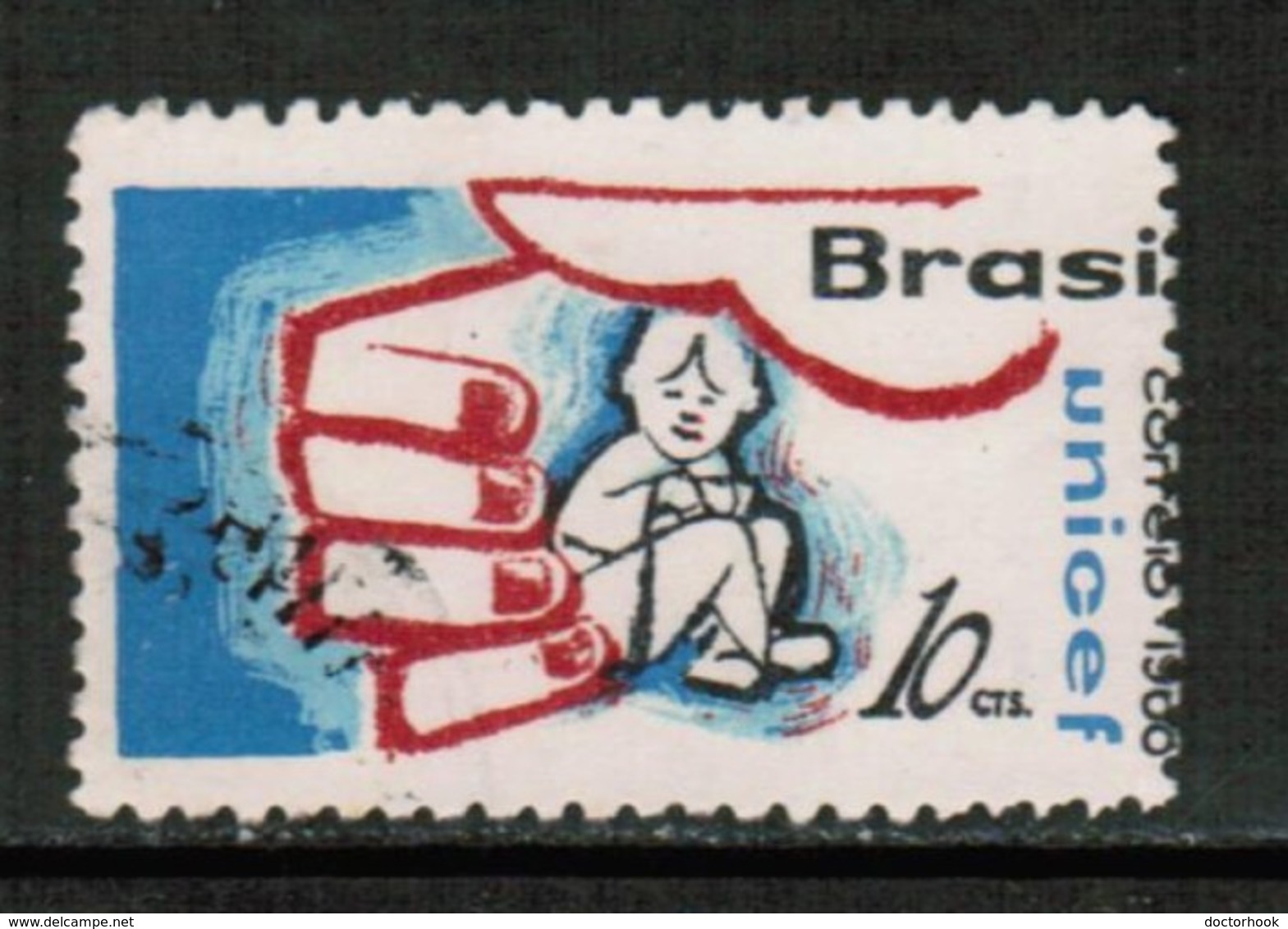 BRAZIL   Scott # 1100 VF USED MISPRINT ERROR No L On Brazil (Stamp Scan # 438) - Used Stamps