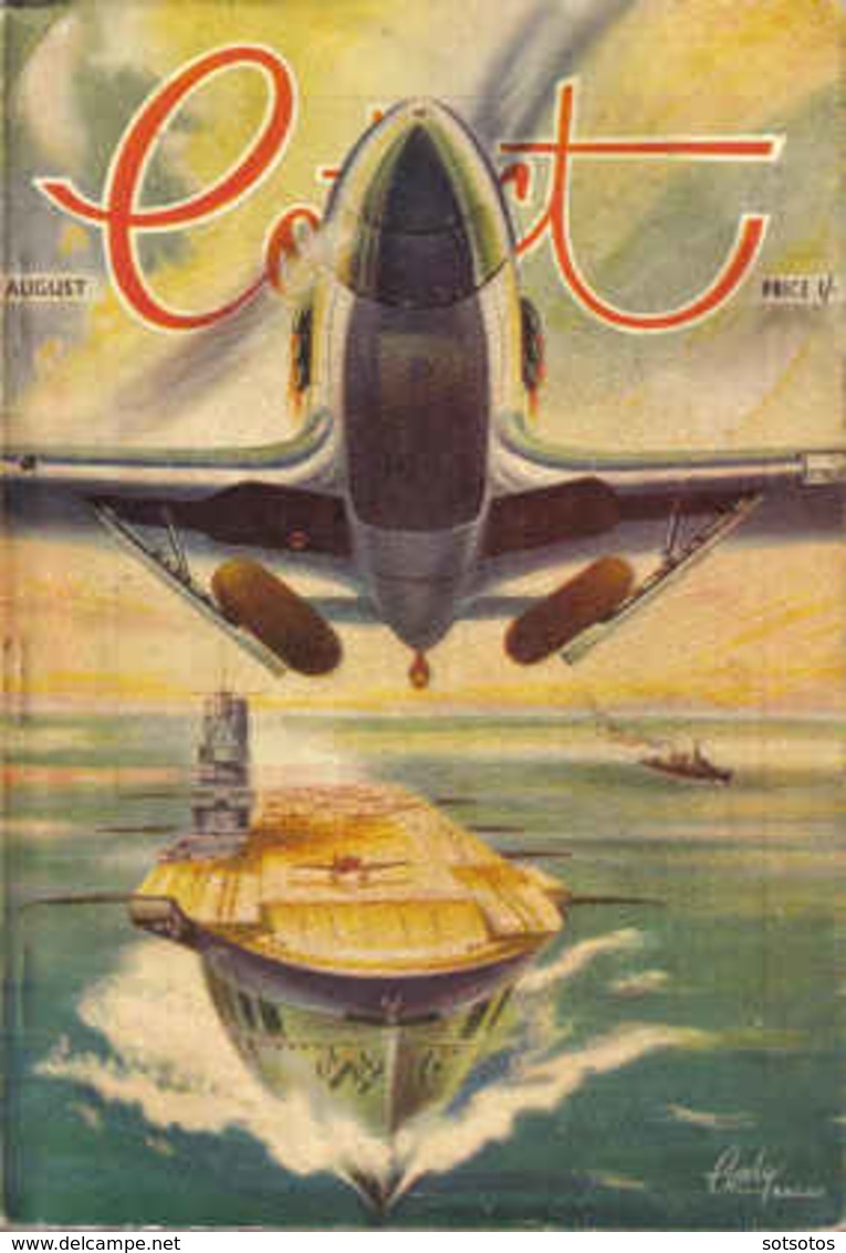 Contact August 1942: NATIONAL MAGAZINE Of TheR.N.Z.A.F. (Royal New Zealend Air Force) 84+4 Pages Plenty Of Pictures - Militair / Oorlog