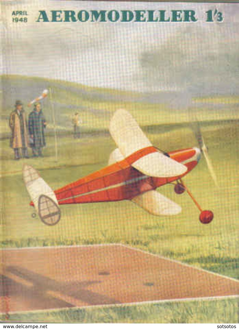 AEROMODELLER APRIL 1948: Plenty Of Pictures - Literatura & DVD