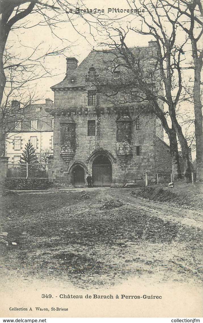 CPA FRANCE 22 "Château De Barach à Perros Guirec" - Perros-Guirec