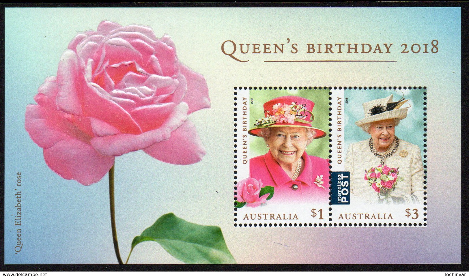 AUSTRALIA, 2018 QUEENS BIRTHDAY MINISHEET MNH - Mint Stamps