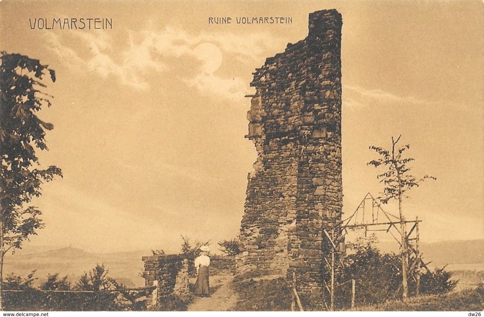 Volmarstein - Ruine - Cramers Kunstanst. Dortmund - Carte C.K.D. Dess 20691 - Wetter
