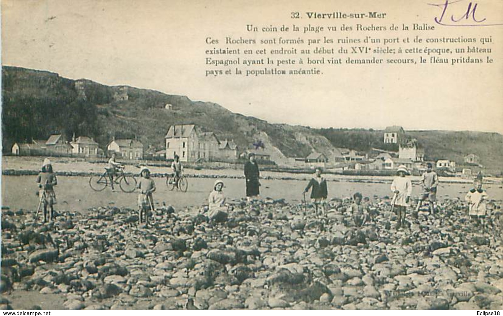 14 Vierville Sur Mer - Un Coin De La Plage Velo   R 342 - Villerville