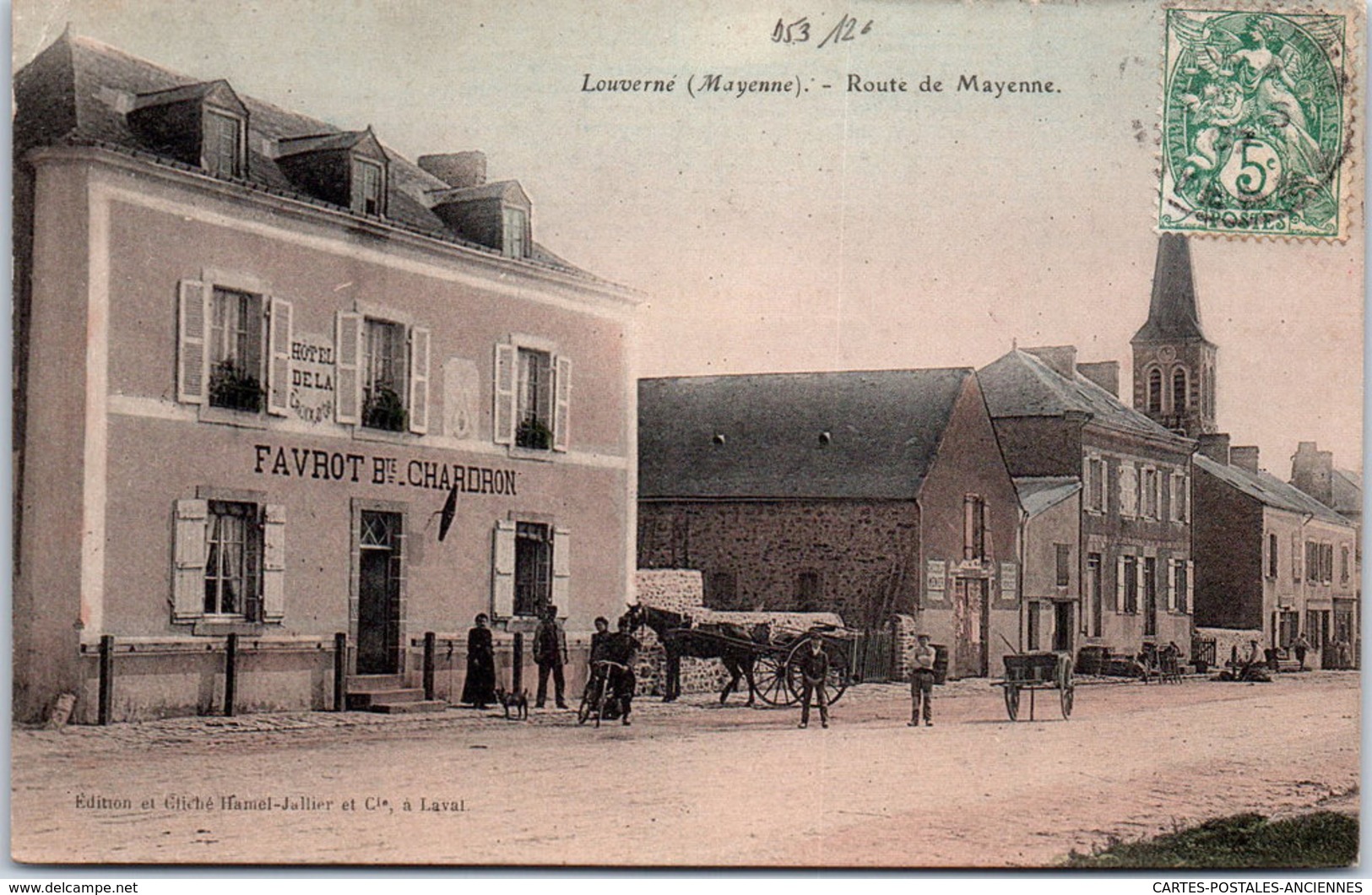 53 LOUVERNE - Route De Mayenne. - Louverne