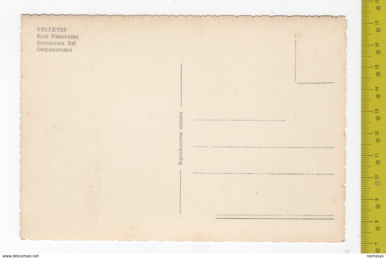 VELLETRI Panorama Est FG NV SEE 2 SCANS - Velletri