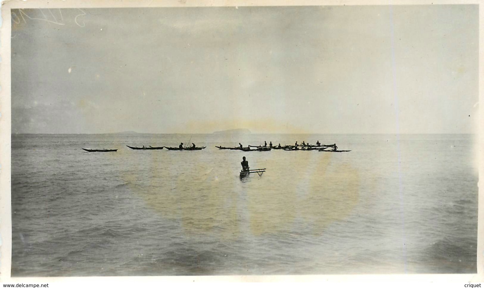 Western Samoa, Photo-carte Pirogue De Pêche, N° 1 - Samoa