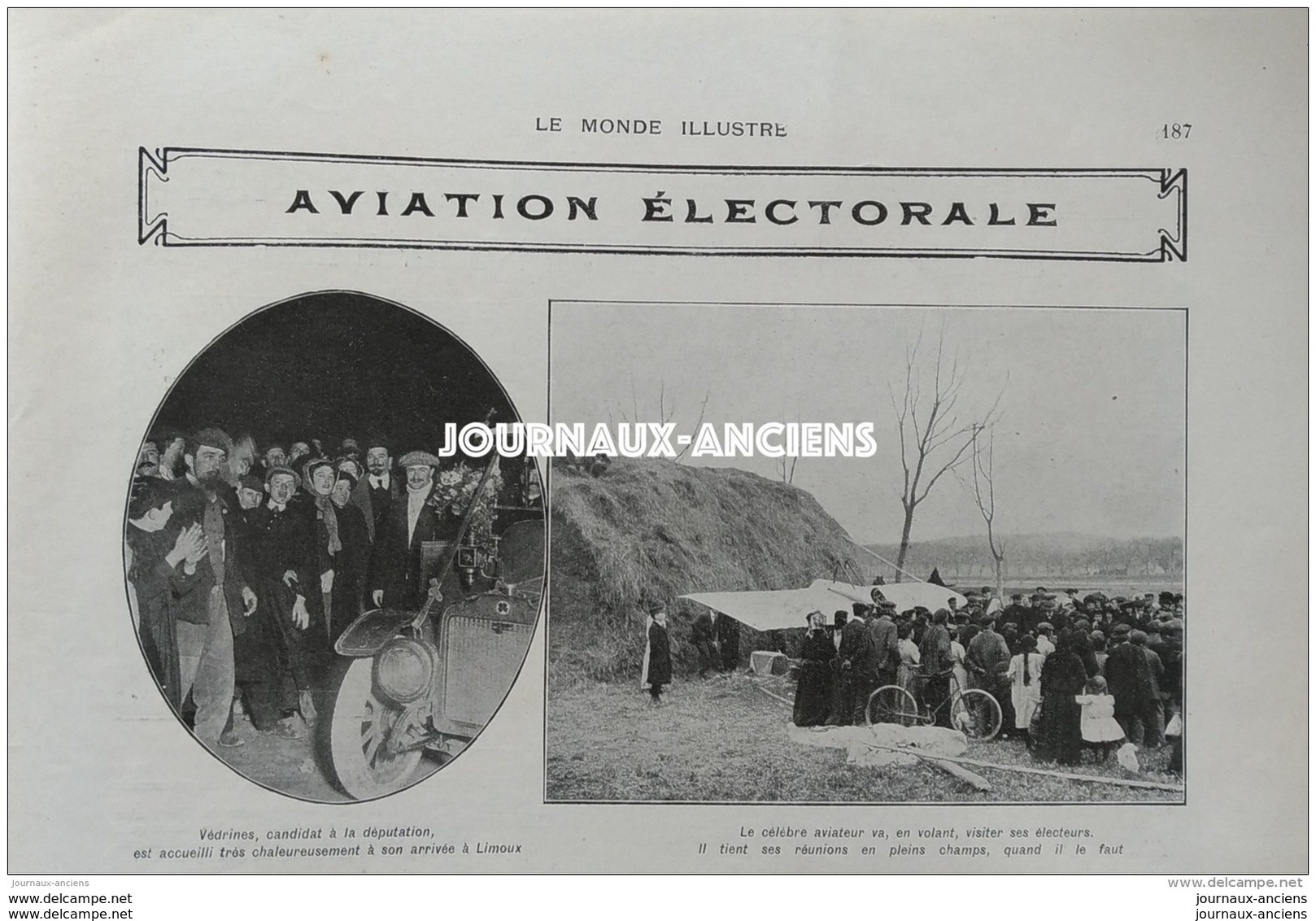 1912 LIMOUX ELECTIONS BONNAIL VÉDRINES - ATTENTAT ROI D'ITALIE  - CAVALCADE -  TOUR DE FRANCE AUTOMOBILE - CROSS CONTRY - 1900 - 1949