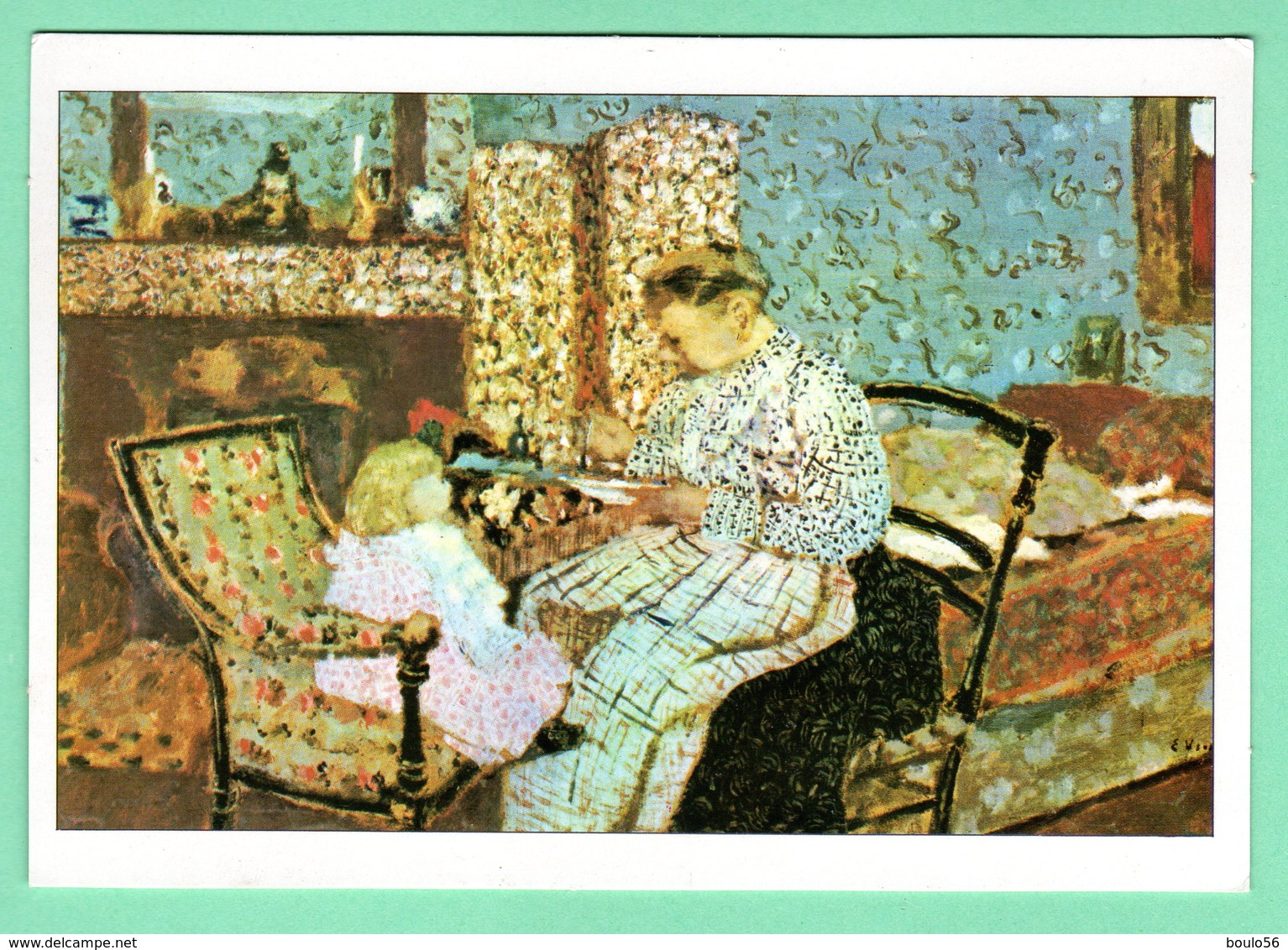 Arts-Tableaux -"Èdouard VUILLARD-né à Cuiseaux,1868-Mortàla Baule,1940 'La Soupe'1901 Huile Sur Toile St Tropez. - Autres & Non Classés
