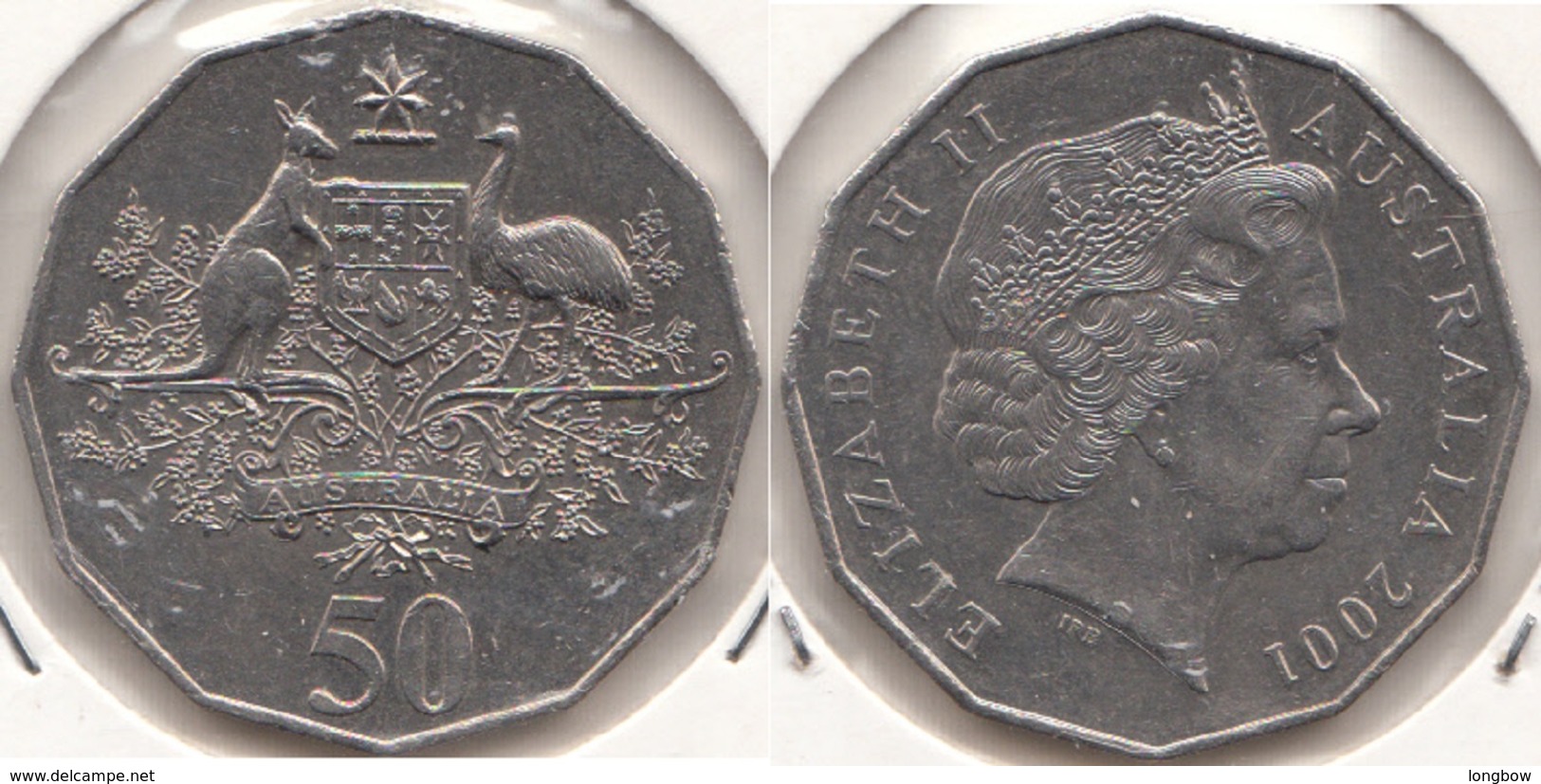 Australia 50 Cents 2001 Centenary Of Federation KM#491.1 - Used - 50 Cents