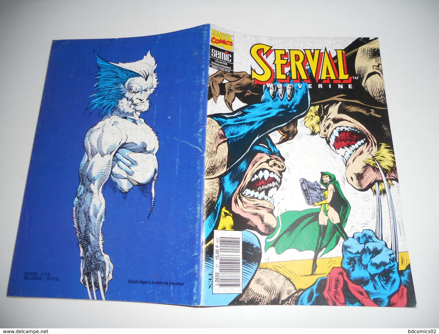 Serval / Wolverine SEMIC N° 27 ( 1994 ) : " Parfum De Cauchemar - Volverine