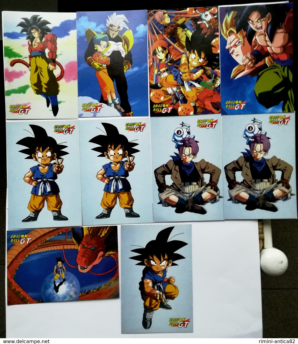 Lotto 10 Cartoline Dragon Ball GT - Fumetti