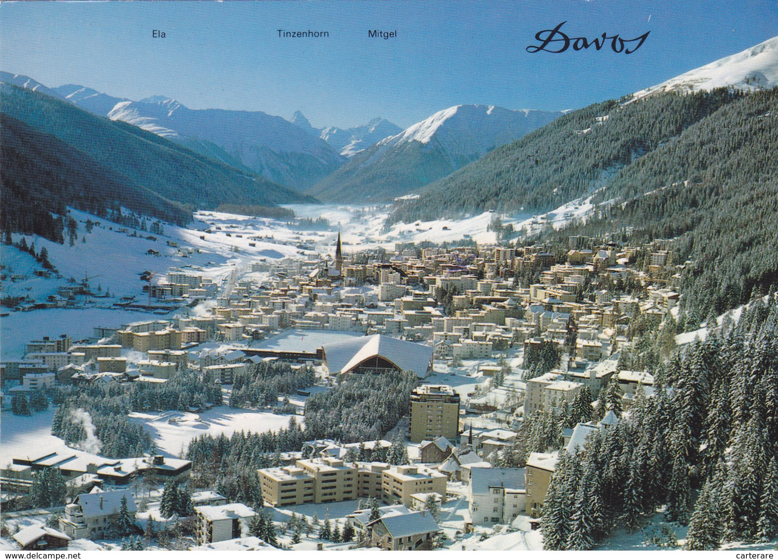 SUISSE,SWITZERLAND,SCHWEIZ,SVIZZERA,HELVETIA,SWISS ,GRISONS,DAVOS,STATION DE SKI - Davos