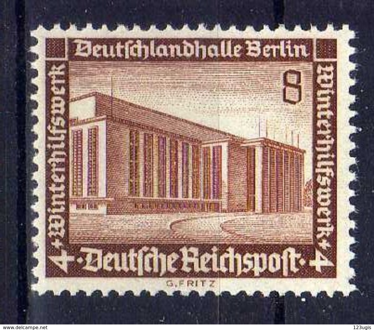 Deutsches Reich, 1936, Mi 638 **, Witerhilfswerk [241218StkKV] - Ungebraucht