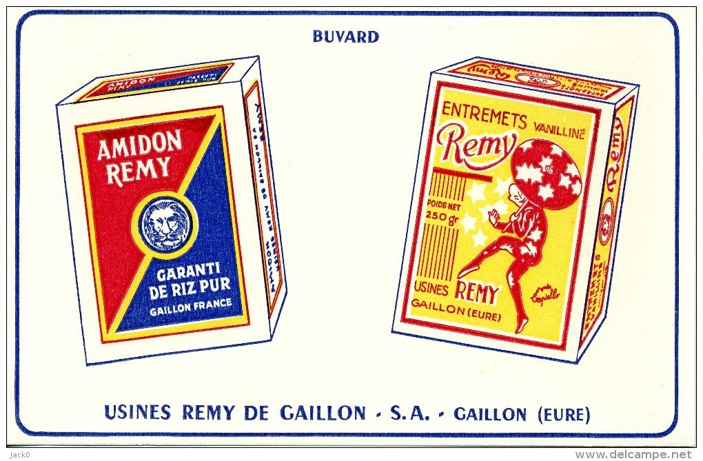 Buvard  Usines  REMY  DE  GAILLON - S.A - GAILLON  ( EURE ) - Collections, Lots & Séries