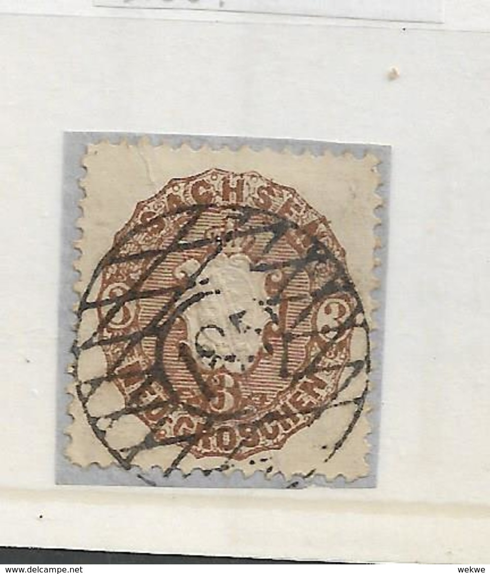 D-Sac087 / Sachsen - Mi.Nr. 185, B.P. Dresden-Goerlitz (+ 20,00) - Saxony