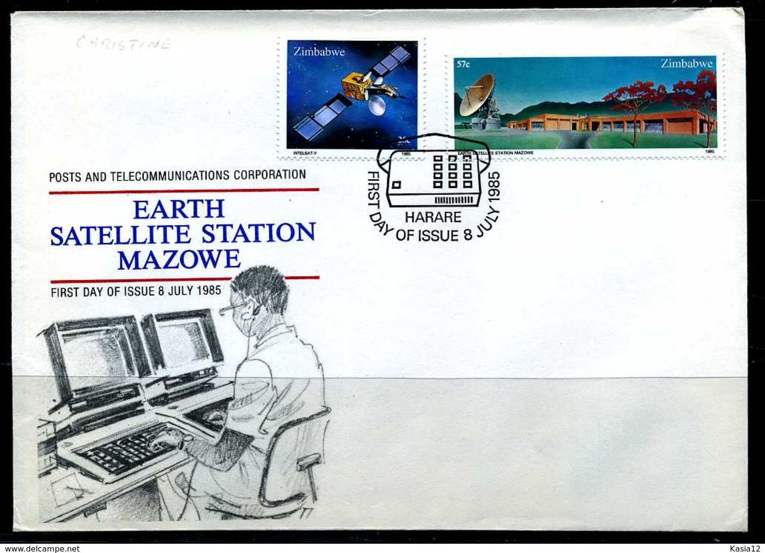 E04900)Simbabwe FDC 307/8 - Zimbabwe (1980-...)